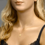 Collier ovaal 41 - 43 -45 cm 14k geelgoud