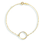 Armband rondje 16 - 18 cm 14k geelgoud