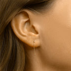 Oorhangers bolletjes 14k geelgoud