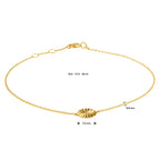 Armband rondje 16,5 - 17,5 - 18 cm 14k geelgoud