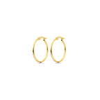 Oorringen 14k geelgoud