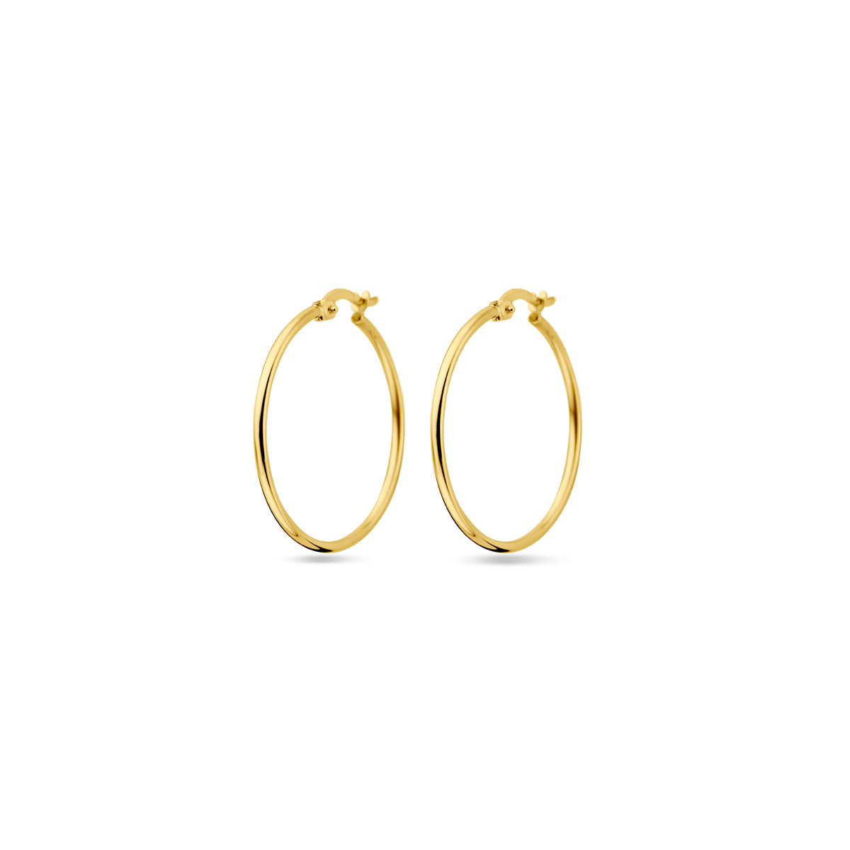 Oorringen 14k geelgoud