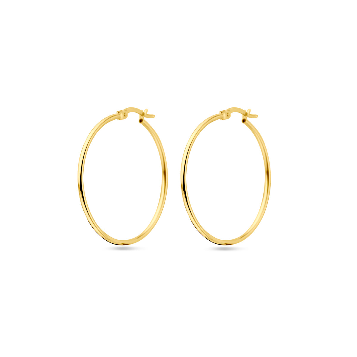 Oorringen 14k geelgoud