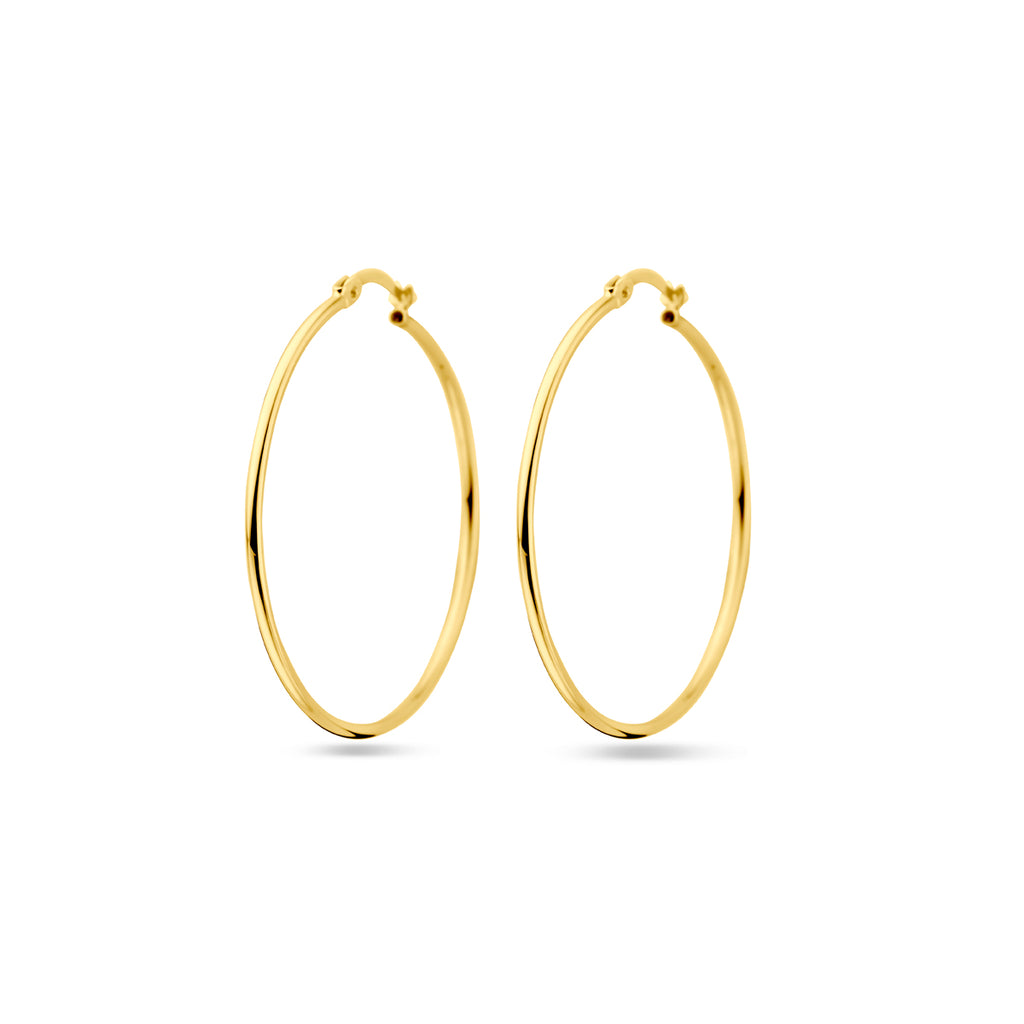 Oorringen 14k geelgoud