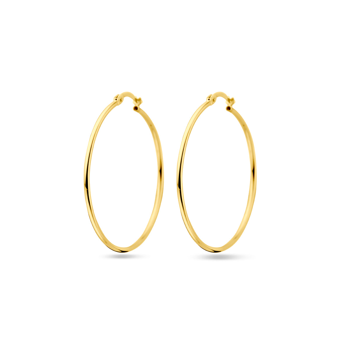 Oorringen 14k geelgoud