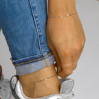 Armband plaatjes 1,5 mm 16 - 17 - 18 cm 14k geelgoud