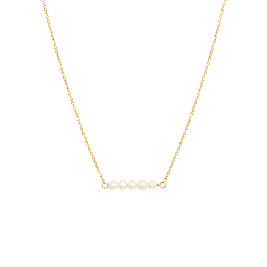 Collier parel 41 - 43 - 45 cm 14k geelgoud