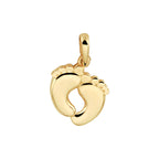 Hanger voetjes 14k geelgoud