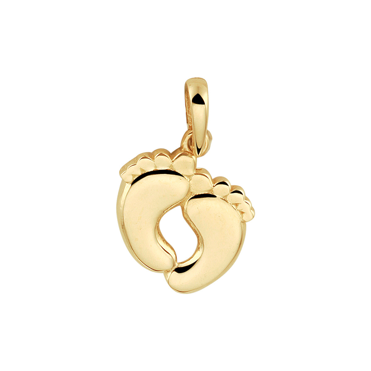 Hanger voetjes 14k geelgoud