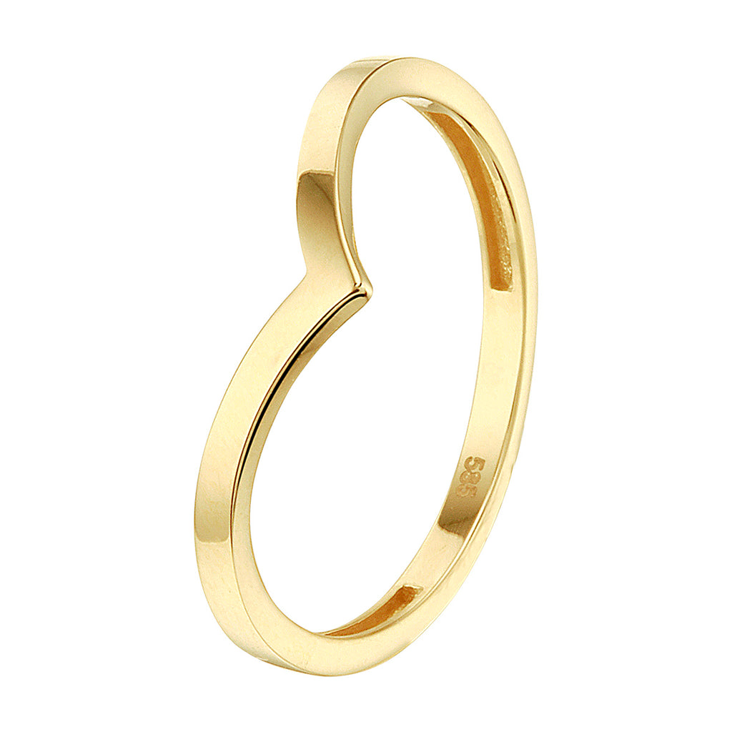 Ring 14k geelgoud