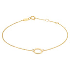 Armband rond 16,5 - 17,5 - 18,5 cm 14k geelgoud