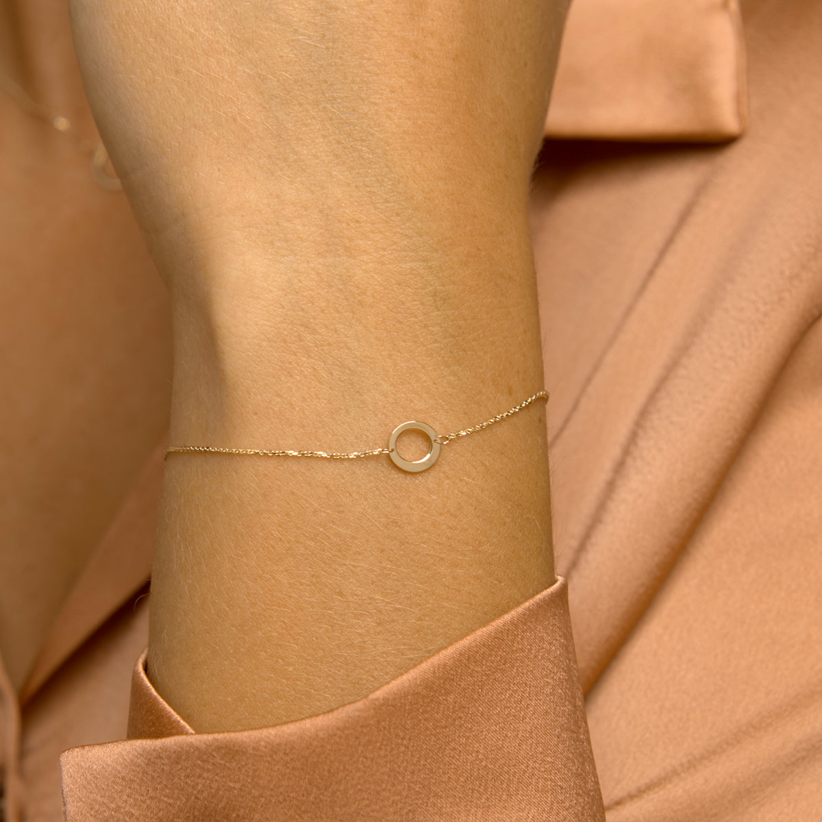 Armband rond 16,5 - 17,5 - 18,5 cm 14k geelgoud