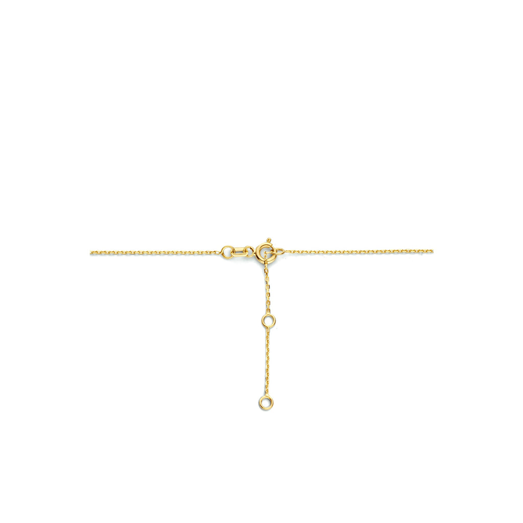 Collier zirkonia 42 - 44 - 46 cm 14k geelgoud