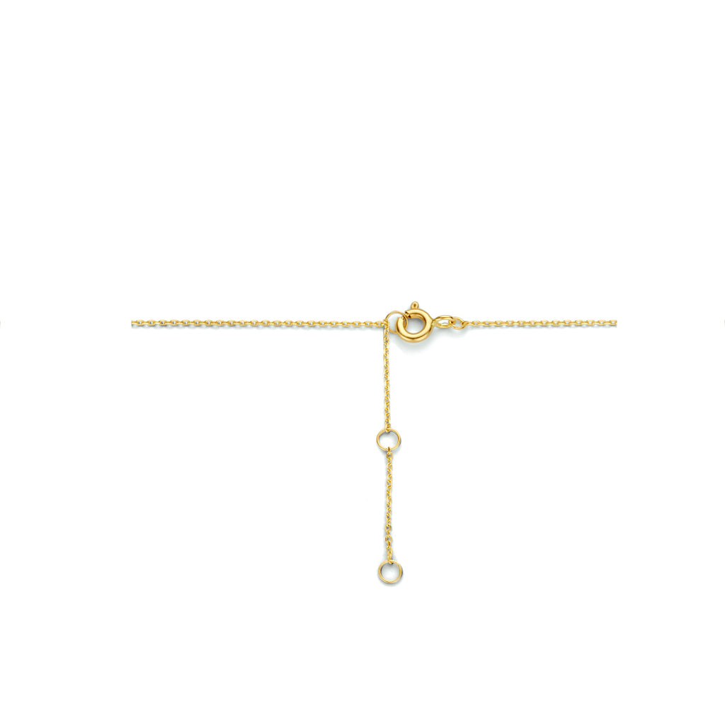 Collier rondjes 40 - 42 - 44 cm 14k geelgoud