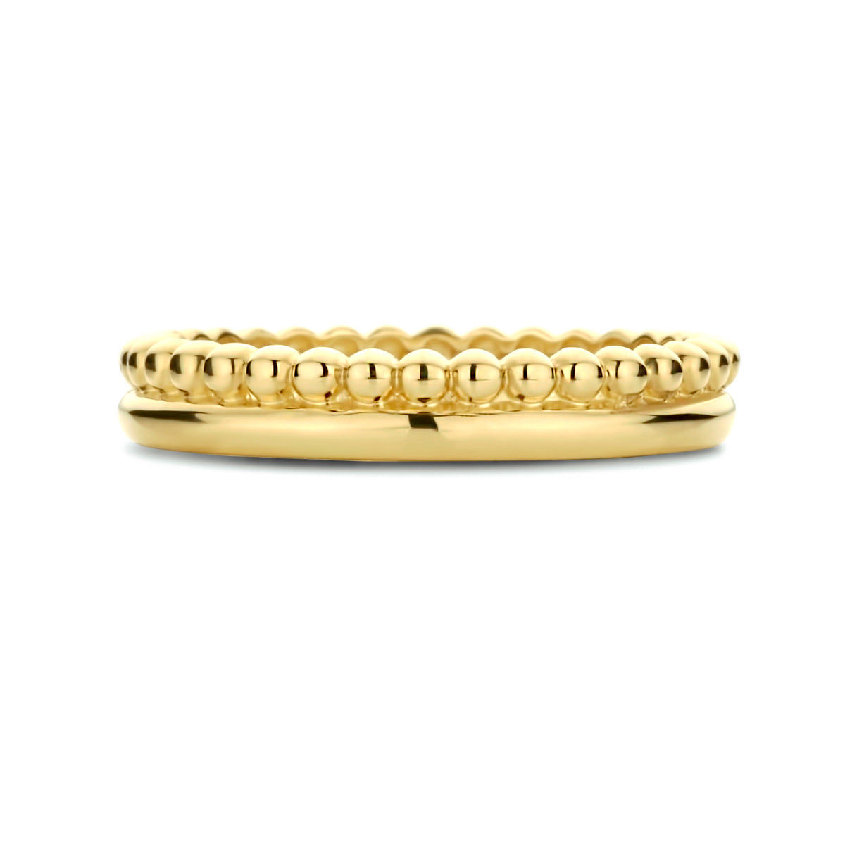 Ring bolletjes 14k geelgoud