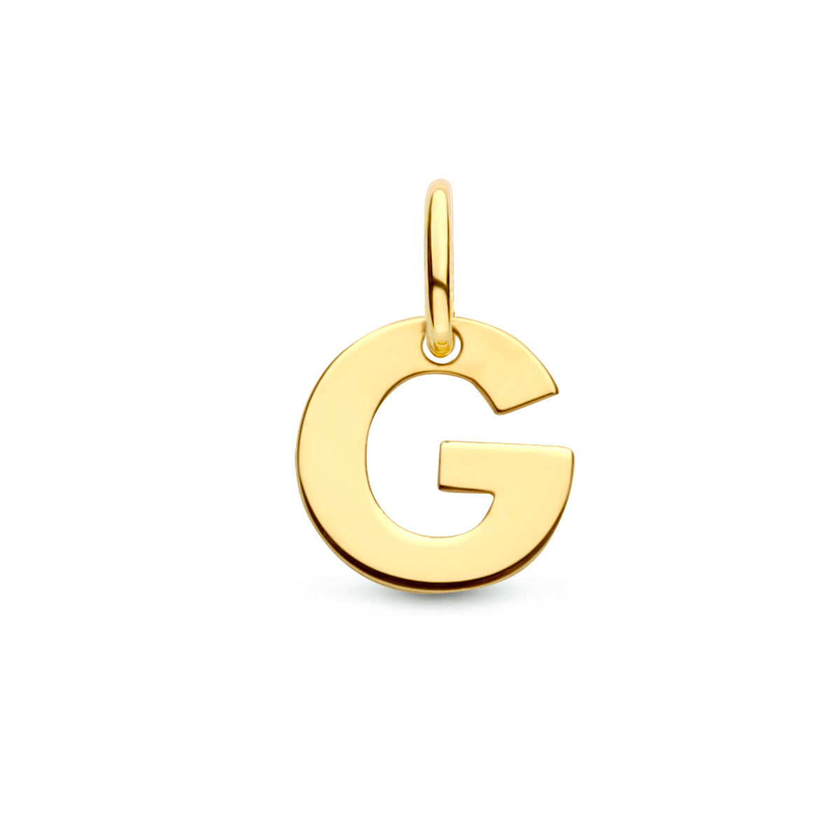Hanger letter 14k geelgoud