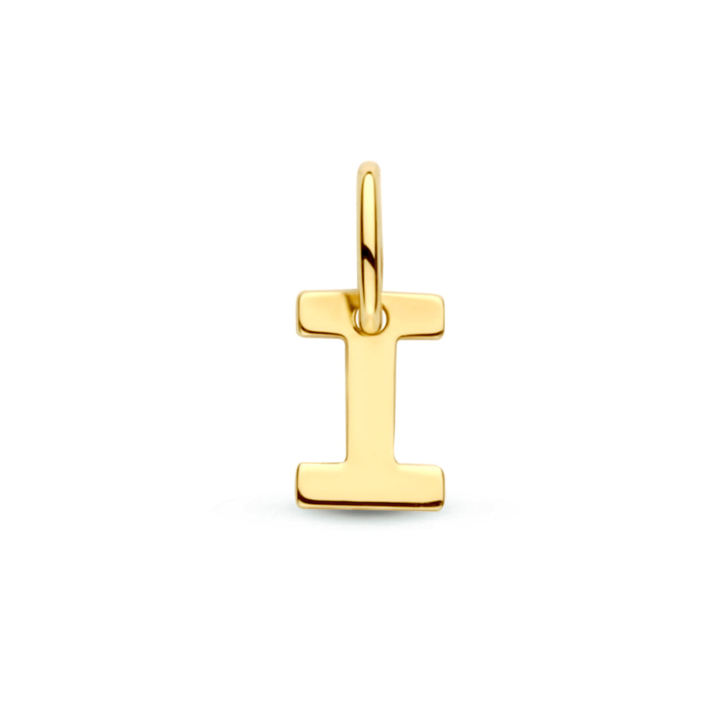Hanger letter 14k geelgoud