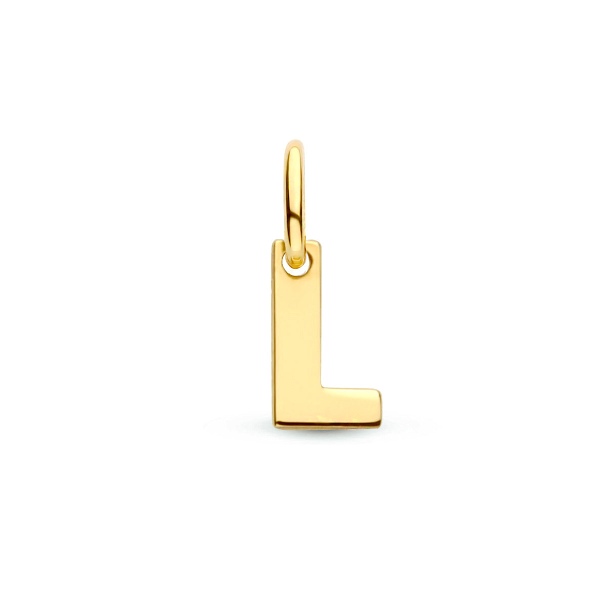 Hanger letter 14k geelgoud