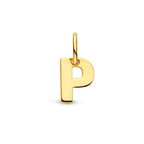 Hanger letter 14k geelgoud