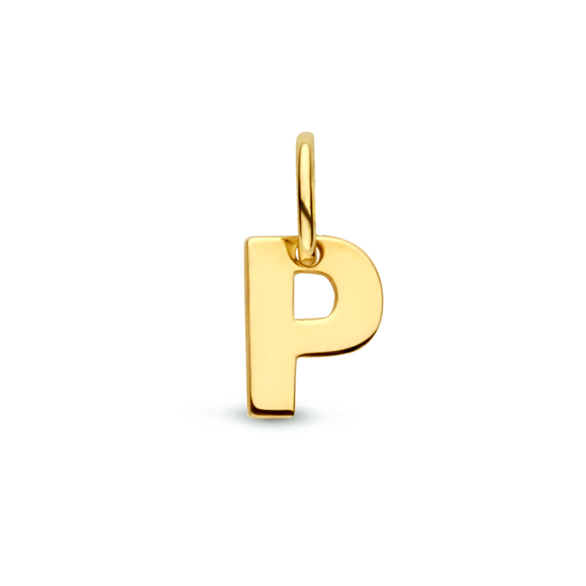 Hanger letter 14k geelgoud