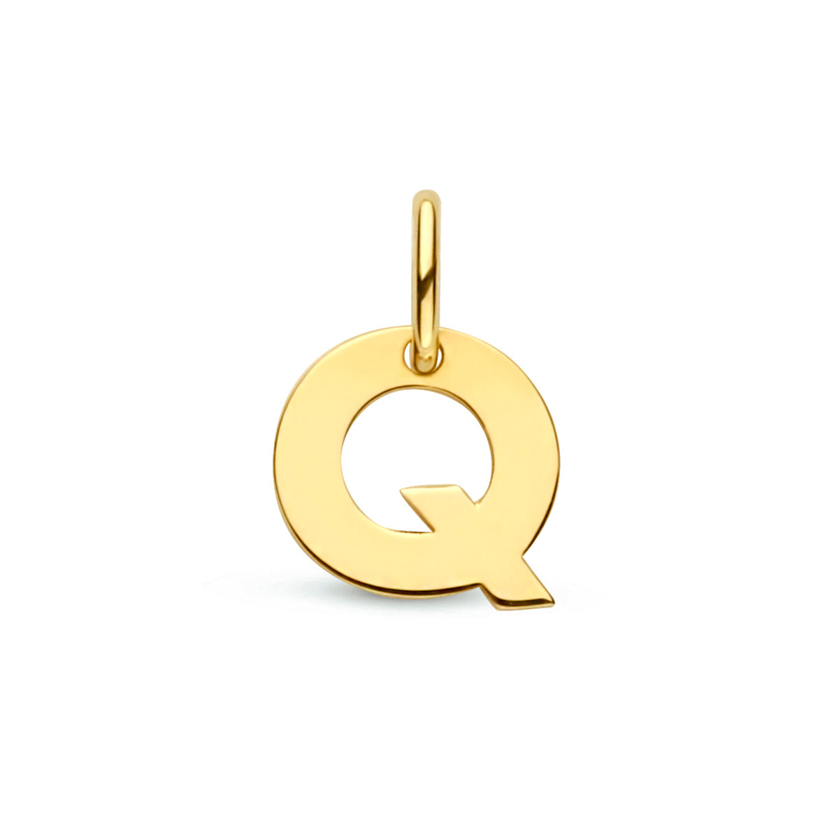 Hanger letter 14k geelgoud