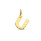 Hanger letter 14k geelgoud