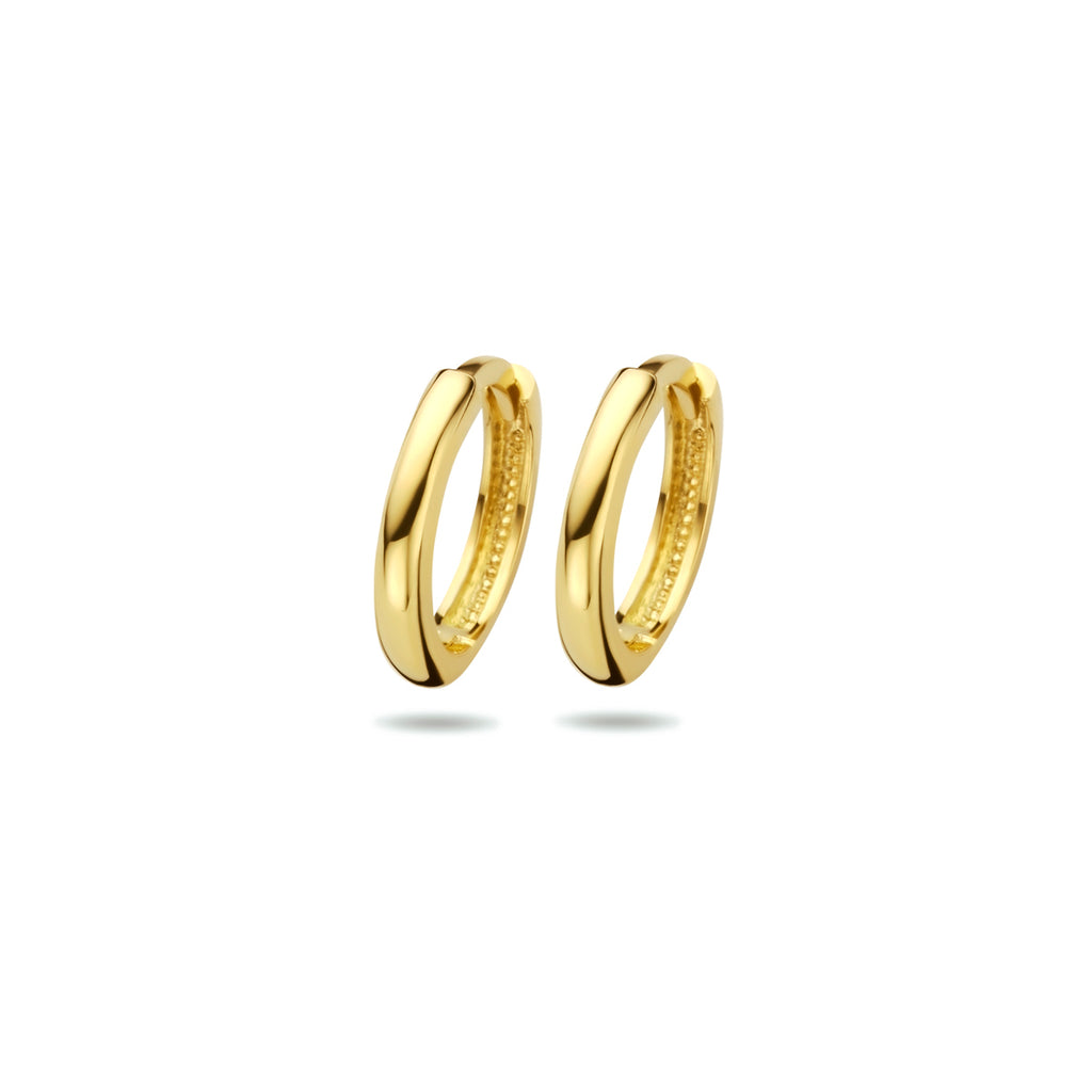 Klapoorringen 14k geelgoud