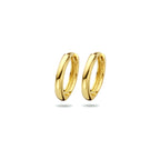 Klapoorringen 14k geelgoud