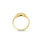 Graveerring rond 14k geelgoud