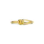 Ring knoop 14k geelgoud