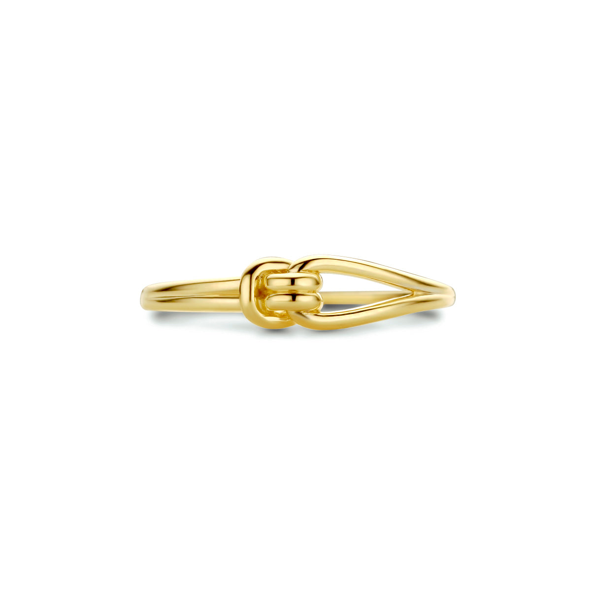 Ring knoop 14k geelgoud