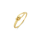 Ring knoop 14k geelgoud