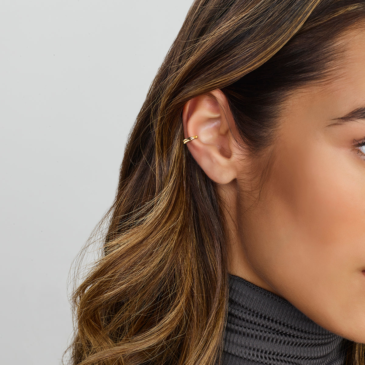 Earcuff per stuk 14k geelgoud