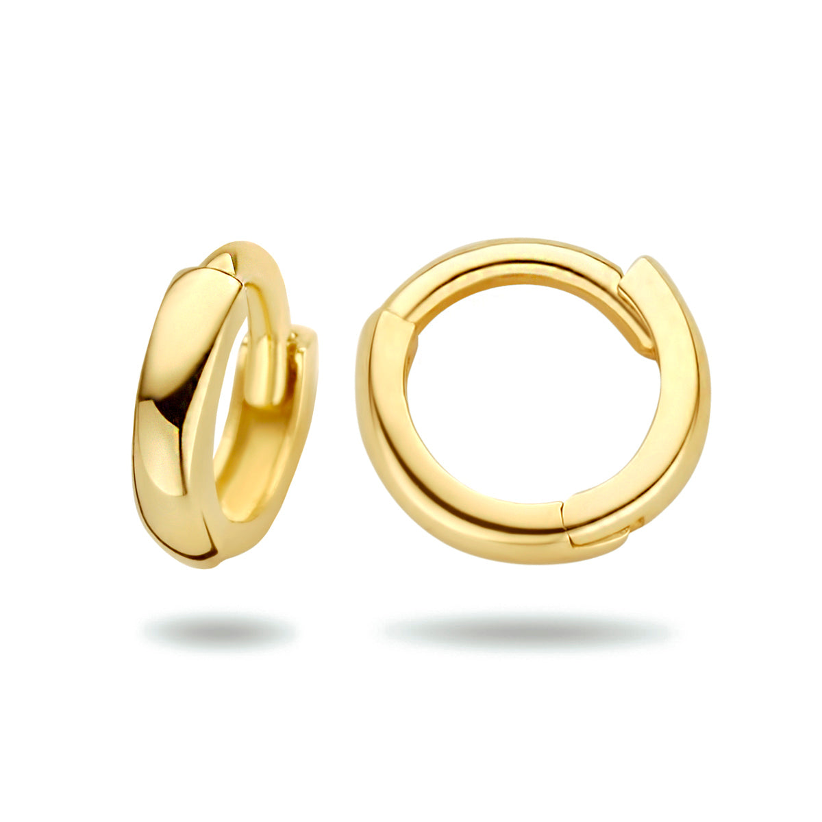 Klapoorringen 1,6 x 7,0 mm 14k geelgoud