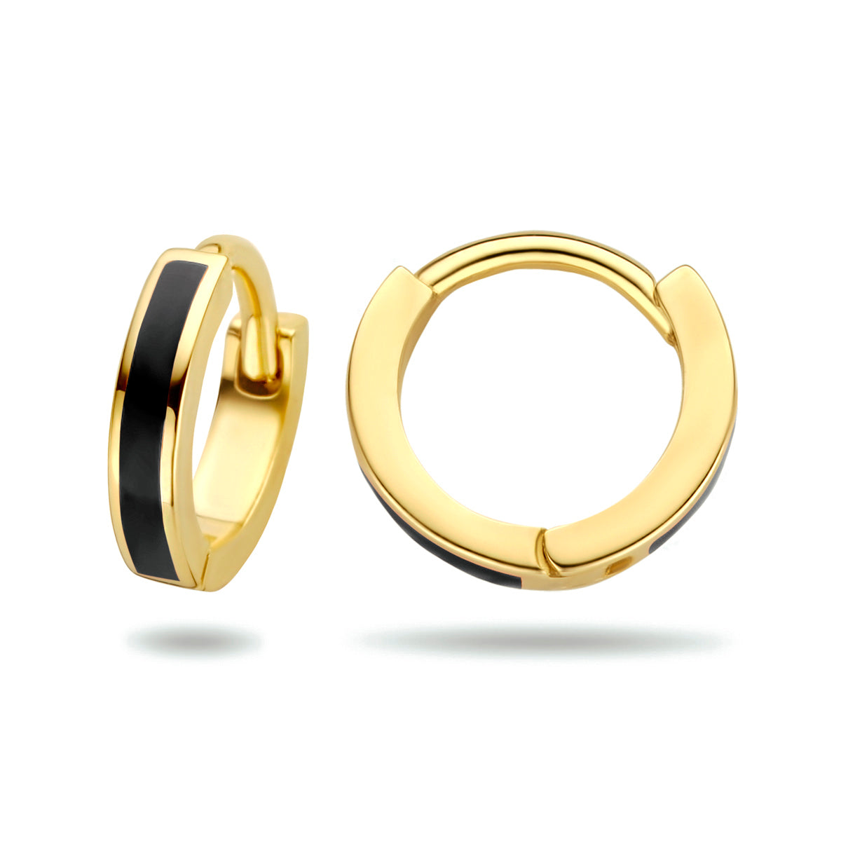 Klapoorringen 14k geelgoud