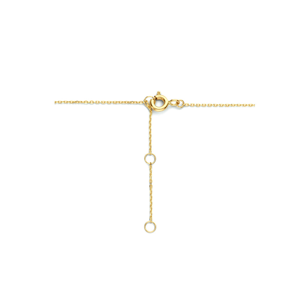 Collier schelp 40 - 42 - 44 cm 14k geelgoud