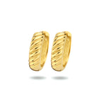 Klapoorringen 14k geelgoud