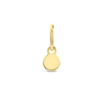 Hanger rond 14k geelgoud