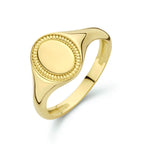 Graveerring 14k geelgoud