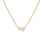 Collier parel 42 - 45 cm 14k geelgoud