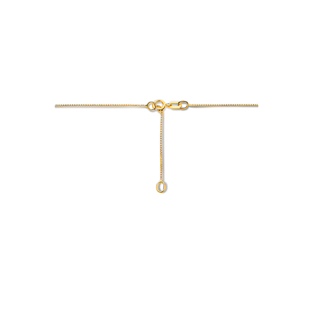 Collier parel 42 - 45 cm 14k geelgoud