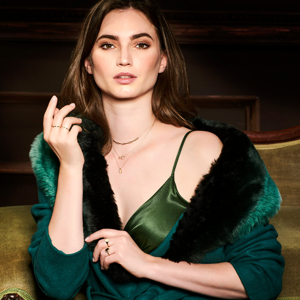 Collier slot 40 - 42 - 44 cm 14k geelgoud