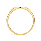 Graveerring rond 14k geelgoud