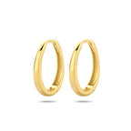 Klapoorringen 14k geelgoud
