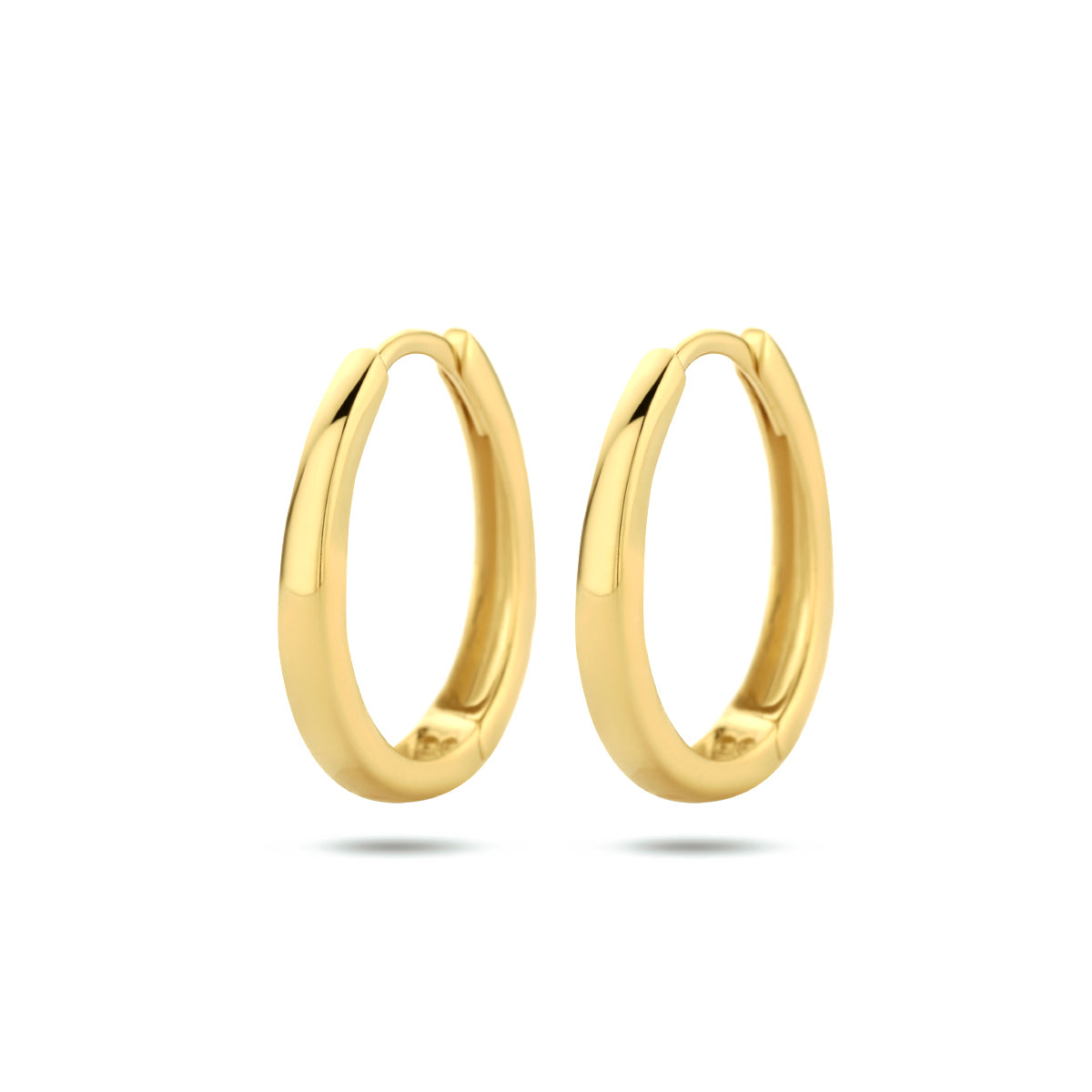 Klapoorringen 14k geelgoud