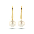 Oorhangers parel brisur haak 14k geelgoud