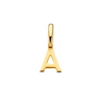 Hanger letter 14k geelgoud