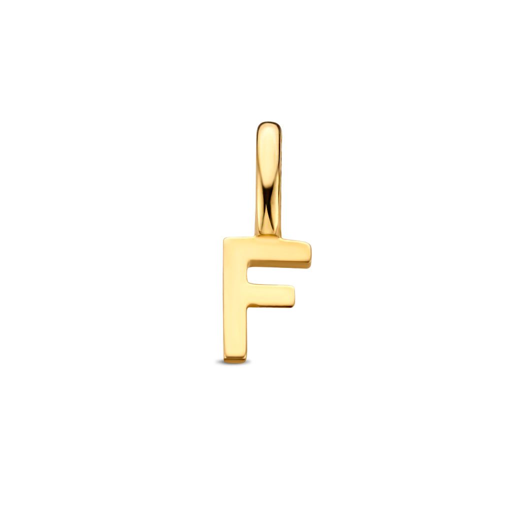 Hanger letter 14k geelgoud