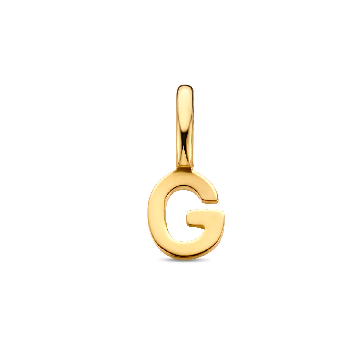 Hanger letter 14k geelgoud