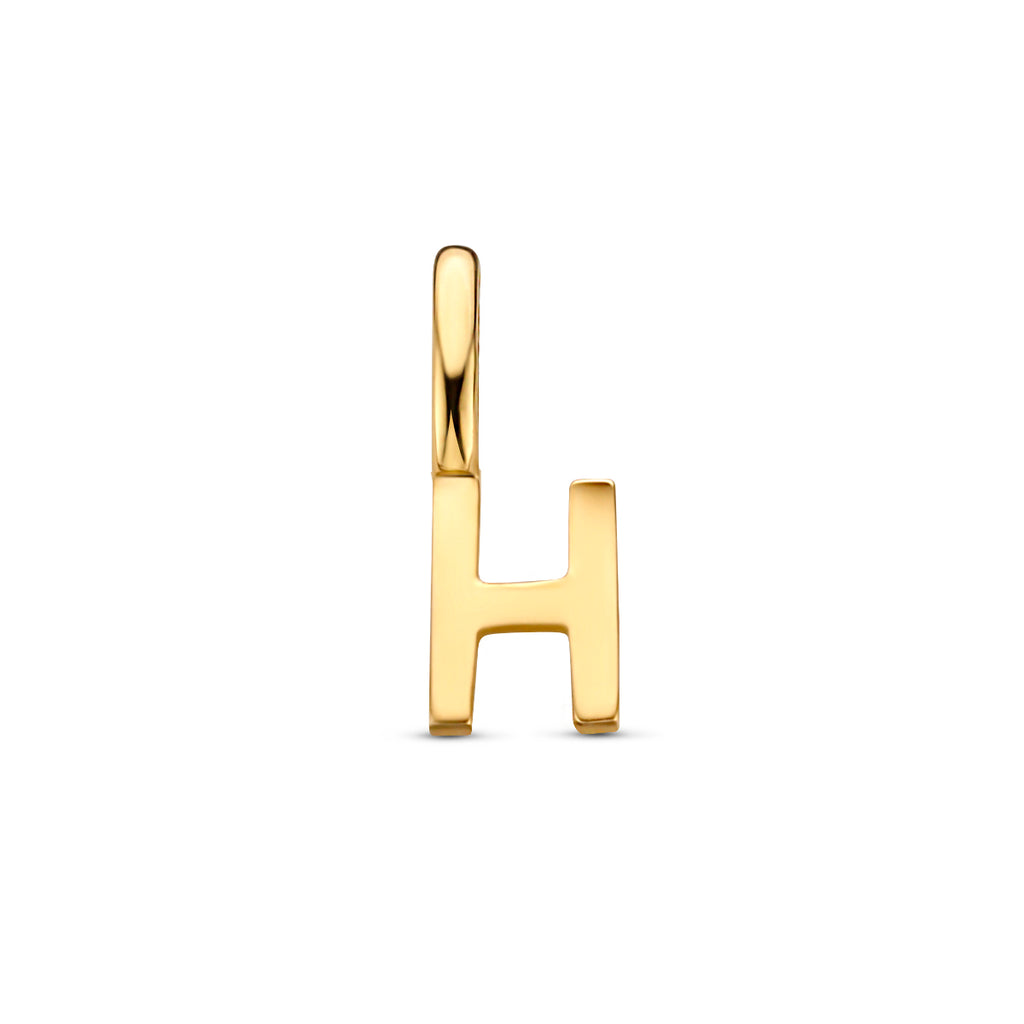 Hanger letter 14k geelgoud